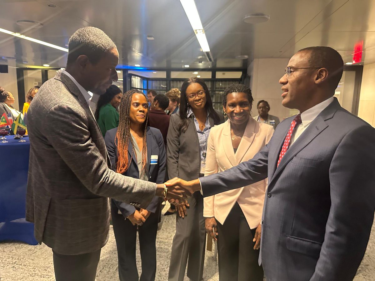 cawidc's tweet photo. This week, CAWI’s leadership team met with Dr @NigelClarkeJa, newly appointed Deputy Managing Director @IMFNews. His appointment is a proud moment for the #Caribbean, highlighting the exceptional talent from our region. https://t.co/HWwOik5dg5