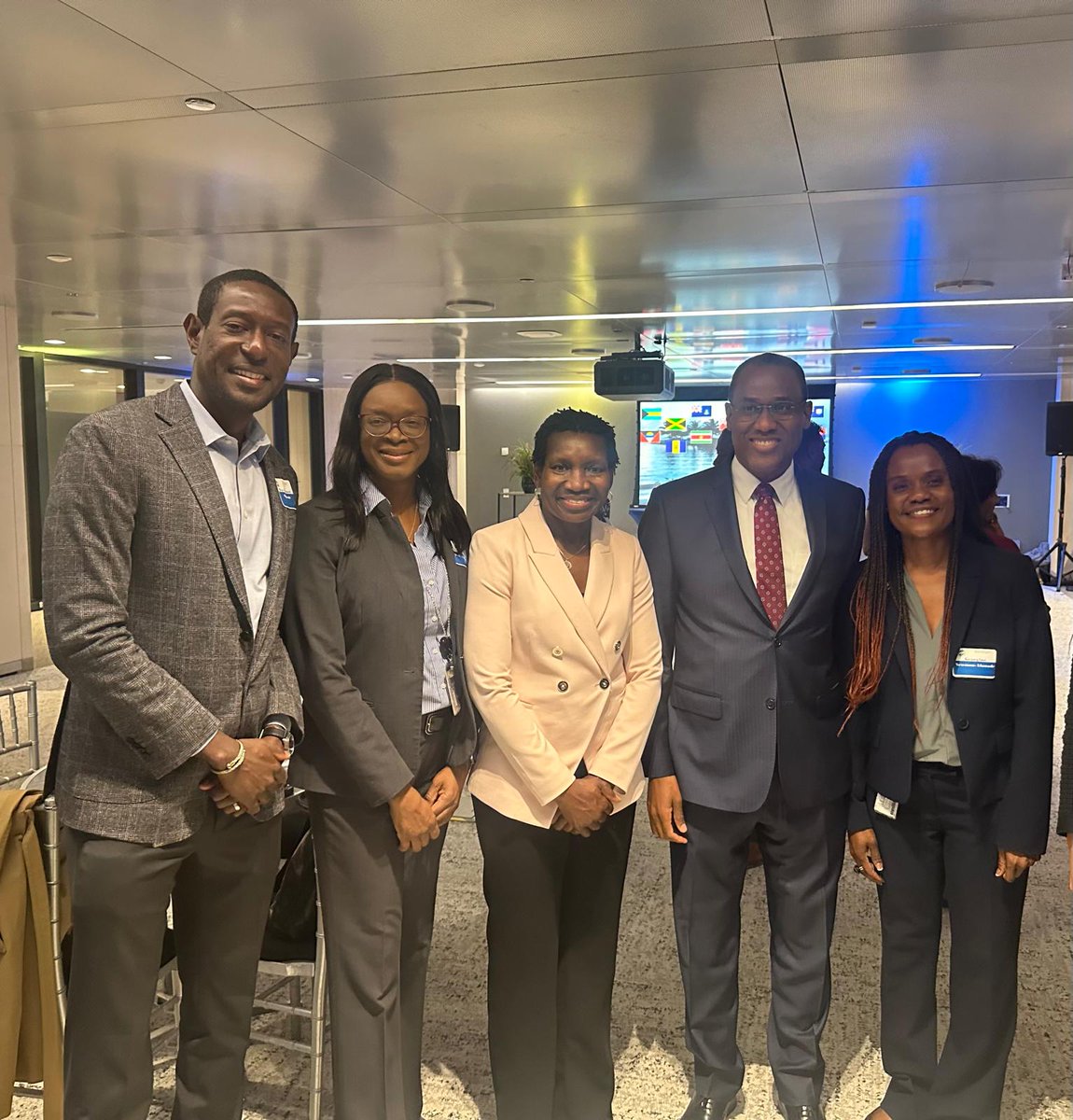 cawidc's tweet photo. This week, CAWI’s leadership team met with Dr @NigelClarkeJa, newly appointed Deputy Managing Director @IMFNews. His appointment is a proud moment for the #Caribbean, highlighting the exceptional talent from our region. https://t.co/HWwOik5dg5