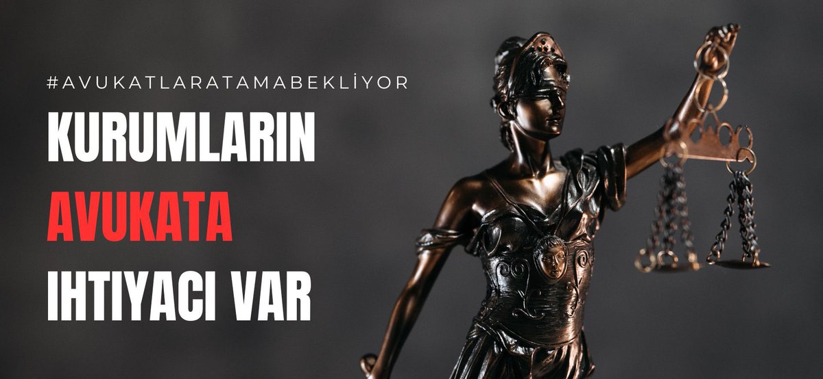 <a href="/memetsimsek/">Mehmet Simsek</a> Hukukçular olarak atama bekliyoruz. Kurumlarda avukat açığı hiç olmadığı kadar artmıştır. Mezun artışı oranında istihdam sağlanmamaktadır. Adaletten tasarruf olmaz. Sesimizi duymanızı ve talep edilen tüm avukat kadrolarını kabul etmenizi talep ediyoruz. #HukukçularAtamaBekliyor