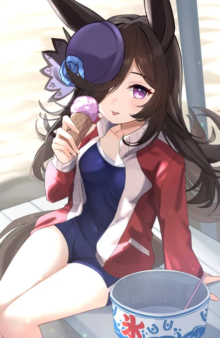 水着なライスちゃん94日目 #100日チャレンジ 