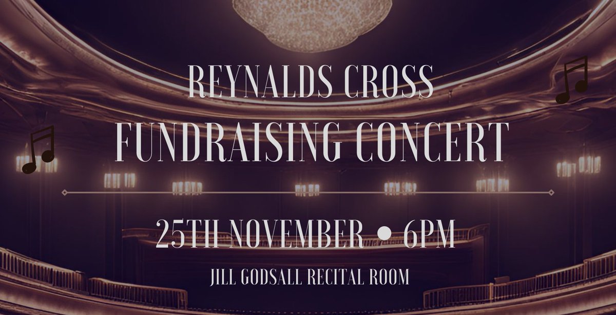 Join us at this fundraising concert for Reynalds Cross School, organised by Lower Sixth student, Shivani, inspired by her volunteering there. Tickets are available in advance or on the door - trybooking.com/uk/EDLF
<a href="/solsch1560/">Solihull School</a> <a href="/ReynaldsCross/">Reynalds Cross</a> 
fb.me/e/4U7S7MgUy