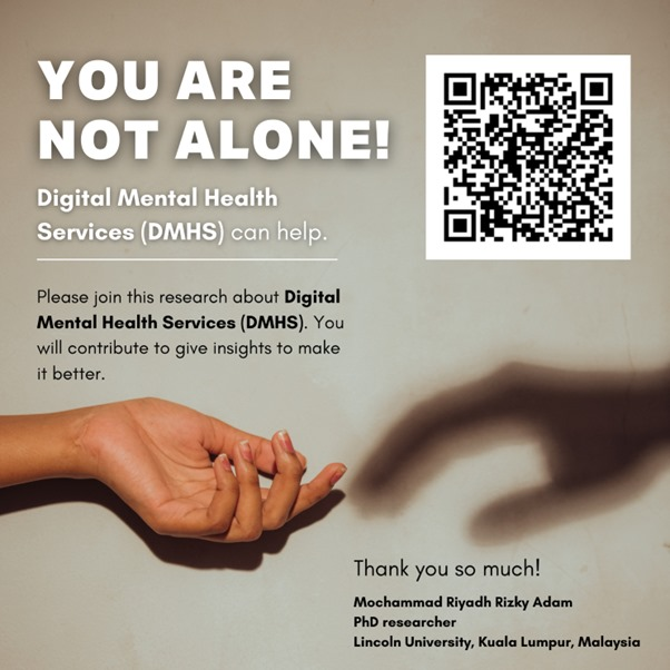 rizkypierr's tweet photo. #tolongbantu ksh insights dgn mengisi kuesioner penelitian #doktoral ttg Digital Mental Health Services (DMHS). #indonesiamaju ini kuesionernya > https://t.co/mjcRaz9PMh

Thank u.   
Moch. Riyadh Rizky Adam 
#MentalHealthAwareness #mentalhealth #IndonesiaEmas2045 #minggu  #GenZ https://t.co/4OctxJ1p9i
