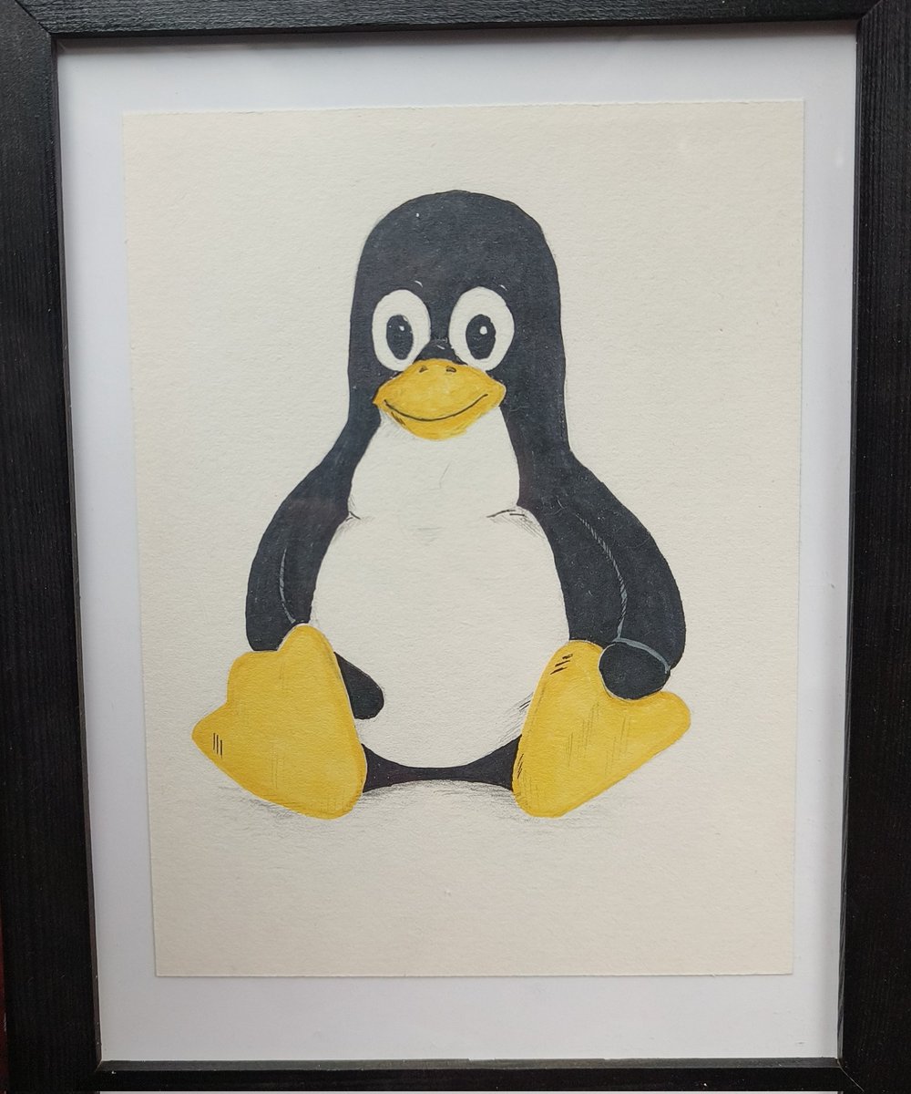 wi3erek's tweet photo. Ummm... Linux

#art #drawing #marker #Linux https://t.co/HI59cEAY2n