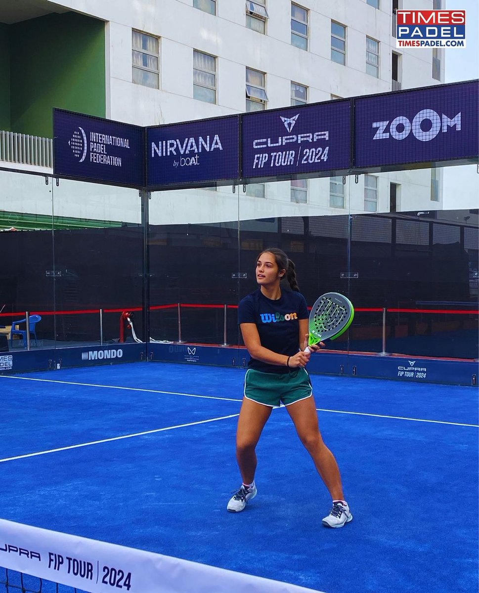 ZoomTV's tweet image. Sharpening their swings and perfecting their shots! 🎾🔥 

The finalists @aitana.0104.asd and @aiiniize05 in full focus mode as they gear up for the FIP Promotion India Padel Open Finals. 🏆💪 

Who’s ready for the ultimate showdown at Bennett University? 

#padel #padeltime