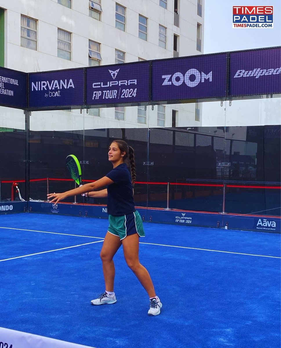 ZoomTV's tweet image. Sharpening their swings and perfecting their shots! 🎾🔥 

The finalists @aitana.0104.asd and @aiiniize05 in full focus mode as they gear up for the FIP Promotion India Padel Open Finals. 🏆💪 

Who’s ready for the ultimate showdown at Bennett University? 

#padel #padeltime