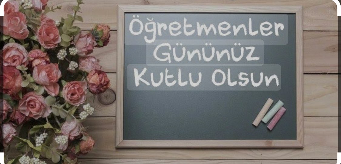 Türkiye’nin güzel geleceğinin imzalarını atan tüm değerli öğretmenlerimizin 24 Kasım Öğretmenler Günü kutlu olsun.