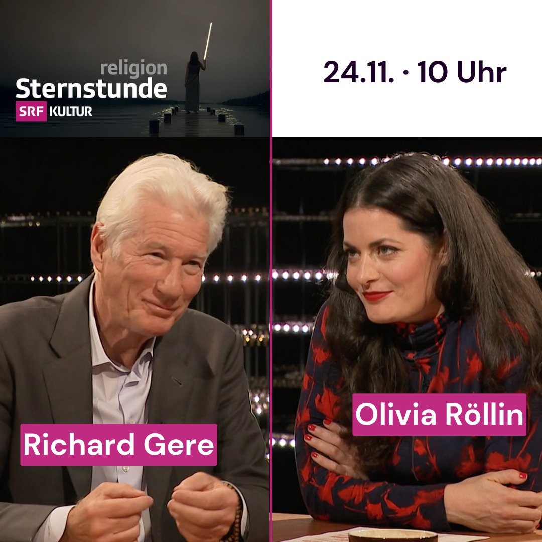Do you have 1 hour to spare? An hour for a wonderful conversation between Richard Gere and Olivia Röllin?

In Sternstunde religion our coproducer Richard Gere takes us on his path to Buddhism and of course he talks about “Wisdom of Happiness” and why this movie comes at the right