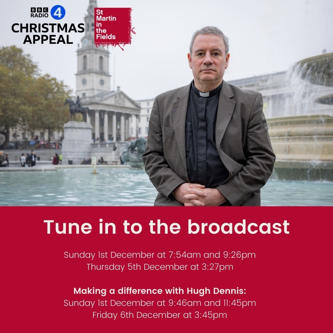 SMITFCharity's tweet photo. One week to go!

Tune in to @BBCRadio4 on Sunday, 1st December for the Christmas Appeal with St Martin-in-the-Fields Charity, presented by Revd Dr Sam Wells, plus Making a Difference with Hugh Dennis.

Mark your calendars and support the #ChristmasAppeal https://t.co/uD2HlXUQAn