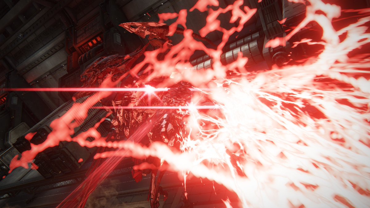 #AC6愛機自慢
#AC6
マイヤー専用機「デス・インバイター」はいまこんな感じになってる。
左装備は両方とも刃物でデカいハサミ✂️
右装備は泡を吹く🫧
まさに死を招きし者🦀 