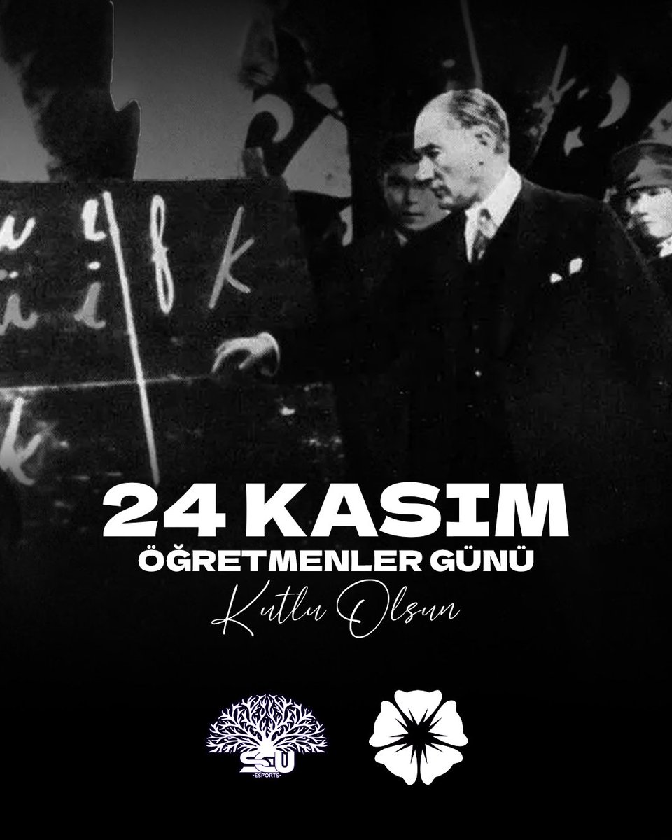 Başta Başöğretmen Gazi Mustafa Kemal Atatürk olmak üzere, danışman hocamız <a href="/fludupasha/">Fırat Yelkuvan</a> ve tüm öğretmenlerimizin 24 Kasım Öğretmenler Günü kutlu olsun! 👩🏼‍🏫👨🏻‍🏫

Emeğiniz, sabrınız ve geleceğe ilham kaynağı oluşunuz için sonsuz teşekkürler. ✍️🏻🫶🏻