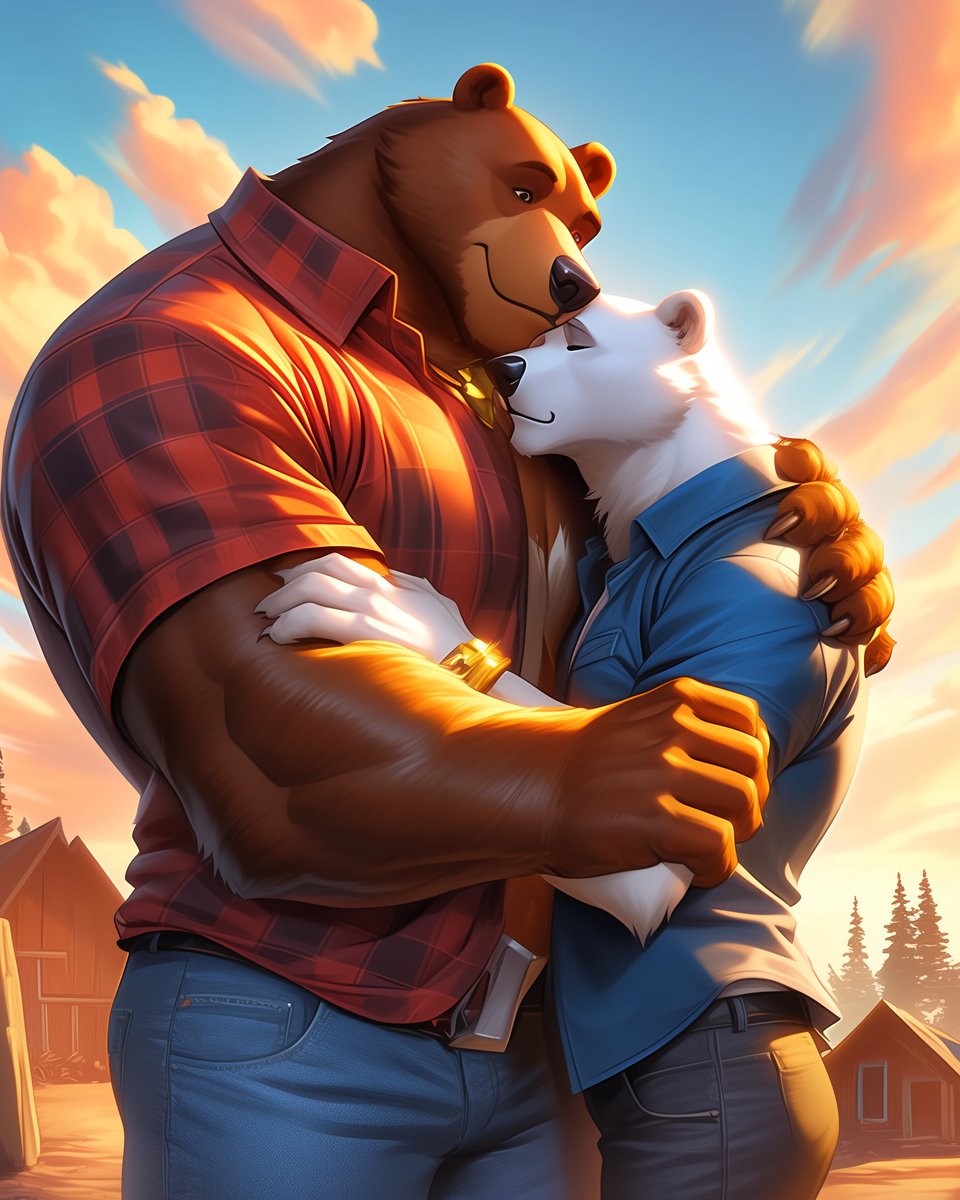 WildAiBears's tweet photo. Get a hug

#ai #aiart  #aimen #gaymen #aiartcommunity #aibears #bear  #furryai #furryaiart #polarbear #brownbear #midjourney #midjourneyv6 #niji #nijiart #nijiv6 https://t.co/pqfztj3PIS