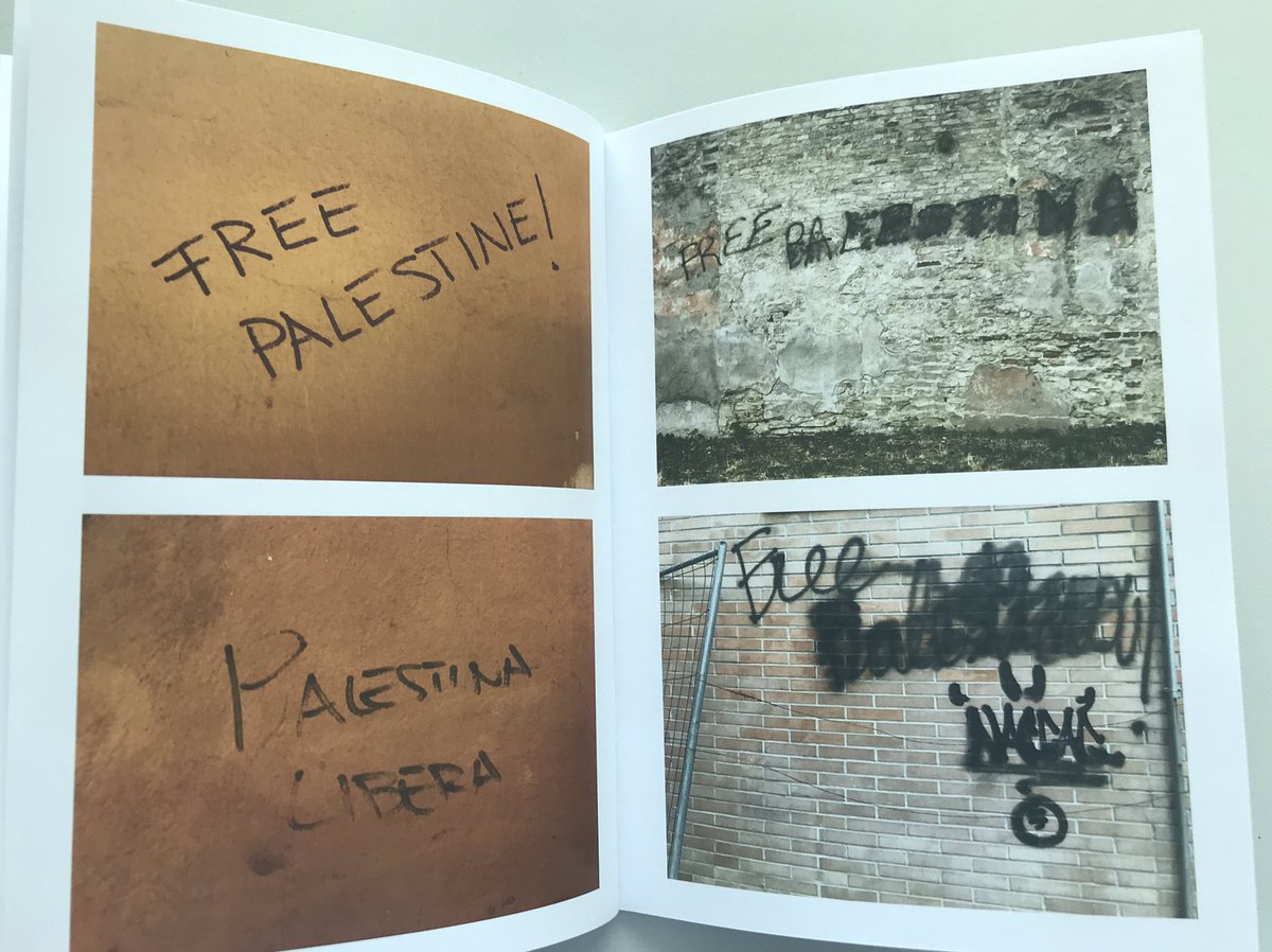 Hind Mezaina (@hindmezaina) on Twitter photo New zines by me:
City Text: Free Free Palestine
City Text: Viva Viva Palestina
Photos I took of Palestine graffiti/stickers/flags found in Vienna, Berlin, Amsterdam, London.
Launched at <a href="/sharjahart/">SharjahArtFoundation</a>’s Focal Point book fair, at Great+Everlasting stand co-run by <a href="/kmezaina/">Khalid Mezaina</a>. New zines by me:
City Text: Free Free Palestine
City Text: Viva Viva Palestina
Photos I took of Palestine graffiti/stickers/flags found in Vienna, Berlin, Amsterdam, London.
Launched at <a href="/sharjahart/">SharjahArtFoundation</a>’s Focal Point book fair, at Great+Everlasting stand co-run by <a href="/kmezaina/">Khalid Mezaina</a>.