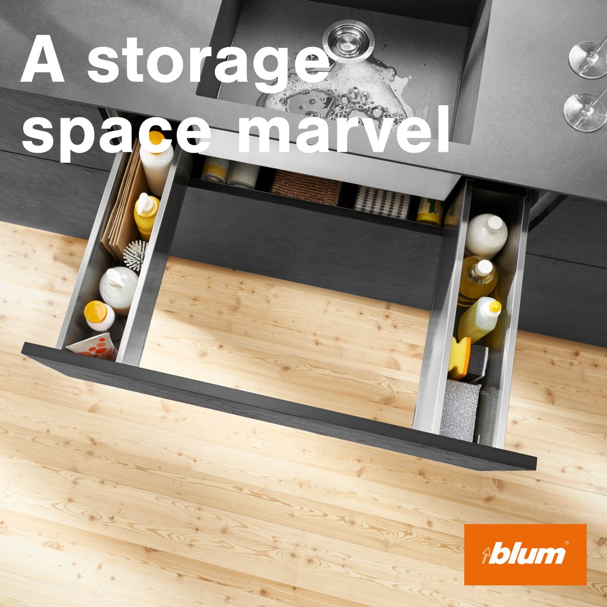 blumuk's tweet photo. Maximize sink space with an inner pull-out for organizing sponges, cloths, and bin liners. Keep your sink area clutter-free and efficient! 🧼 #AllYouNeedIsSpace #UndersinkStorage #Blum https://t.co/ao8op7DDvn https://t.co/9BTh5whT3A