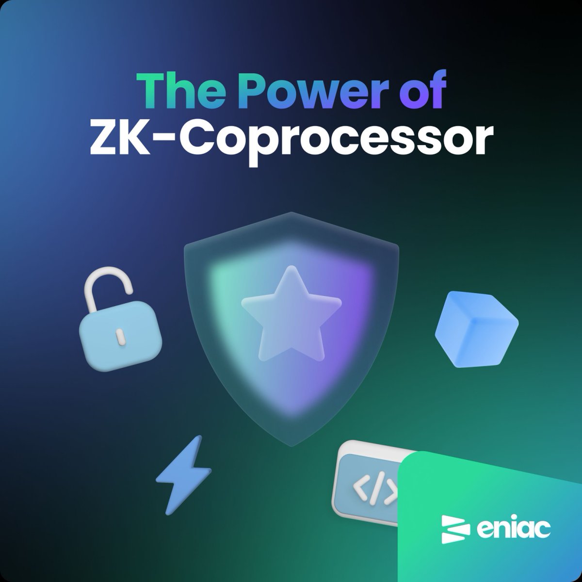 ENI__Official's tweet photo. ENIAC’s zk-Coprocessor: Privacy meets performance at 60,000+ TPS. Add in Rust C++ and Go support, and it’s a dev’s paradise. Build smarter, faster, better. 💡

#ENIACNetwork #zkTech https://t.co/nxsGdQ8vzP