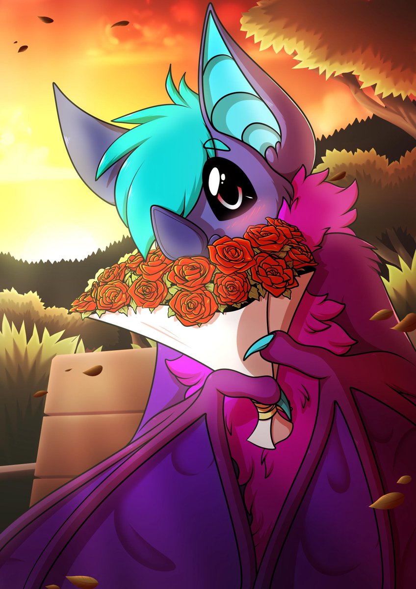 PyreRasmus's tweet image. Oh yea I don't think everyone here has seem my art I've commissioned from Sweet n' Salty on Etsy u guys should commission her she's very nice and it's fast as well