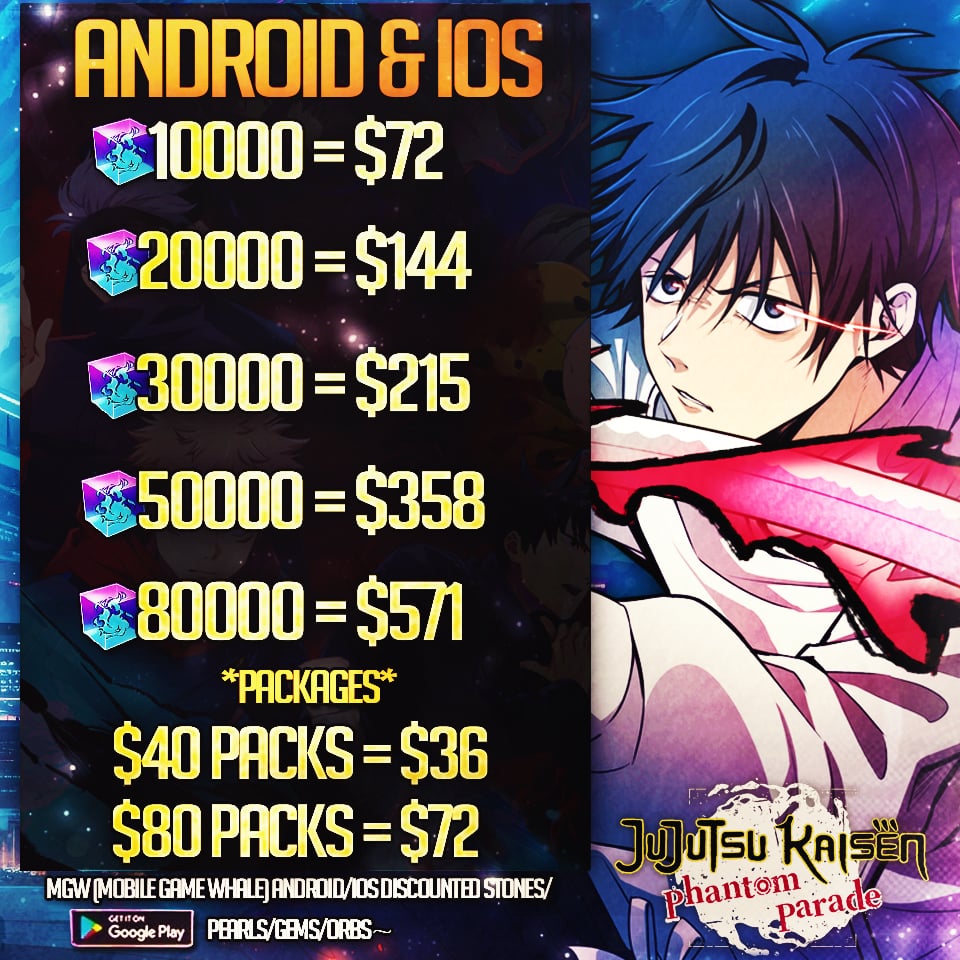 InfinitStones's tweet image. AMAZING NEWS Jujutsu Kaisen Phantom Parade is now Available 🥳 

(DM for more information or Form to purchase)

#jujutsuphanpara