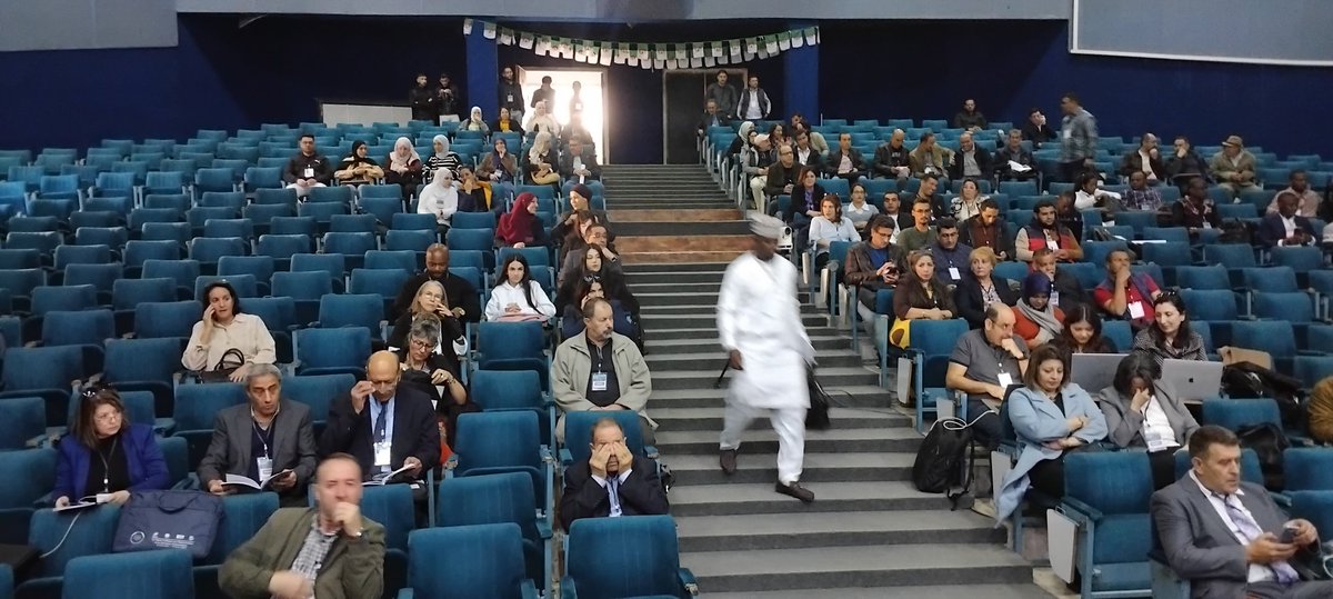 melatagia's tweet photo. Openening ceremony of #CARI2024 at the University of Béjaïa, #Algeria @asdsafrica @Inria @ird_fr https://t.co/a32lZEcMmO