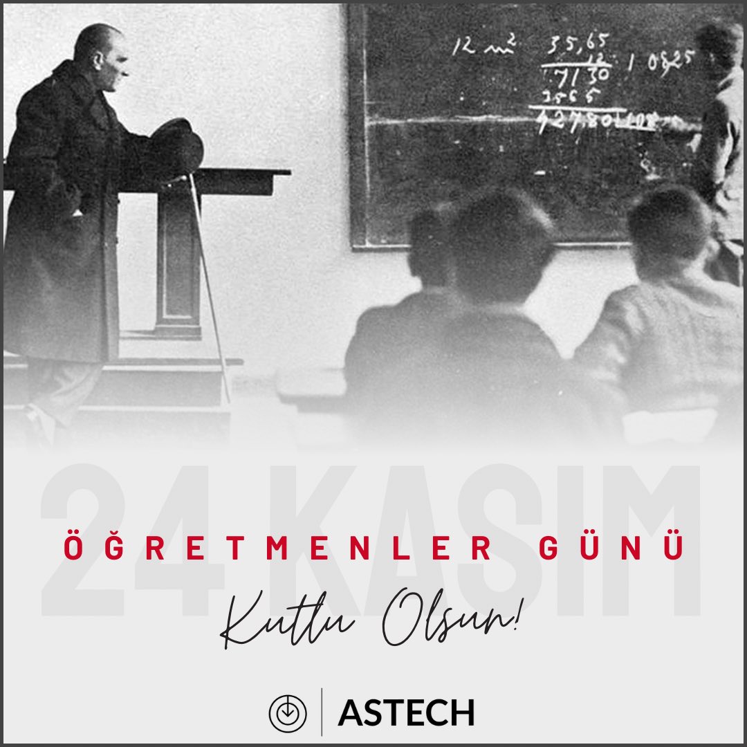 ASTECH_DEFENCE's tweet photo. “Öğretmenler, yeni nesil sizin eseriniz olacaktır.” diyen Başöğretmen Mustafa Kemal Atatürk’ü saygı ve minnetle anıyor, onun izinden giden tüm öğretmenlerimizin 24 Kasım Öğretmenler Günü’nü kutluyoruz.
#AstechDefence #24kasimogretmenlergunu https://t.co/nhleQI7epG