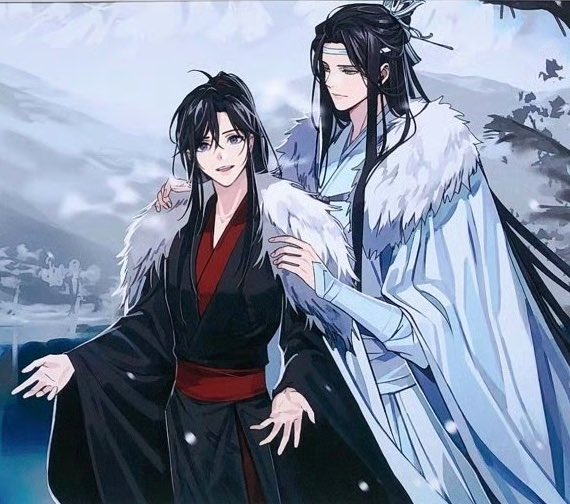 gremlinyibito's tweet photo. lan wangji must keep his husband warm https://t.co/vy8N6kJ2Oo