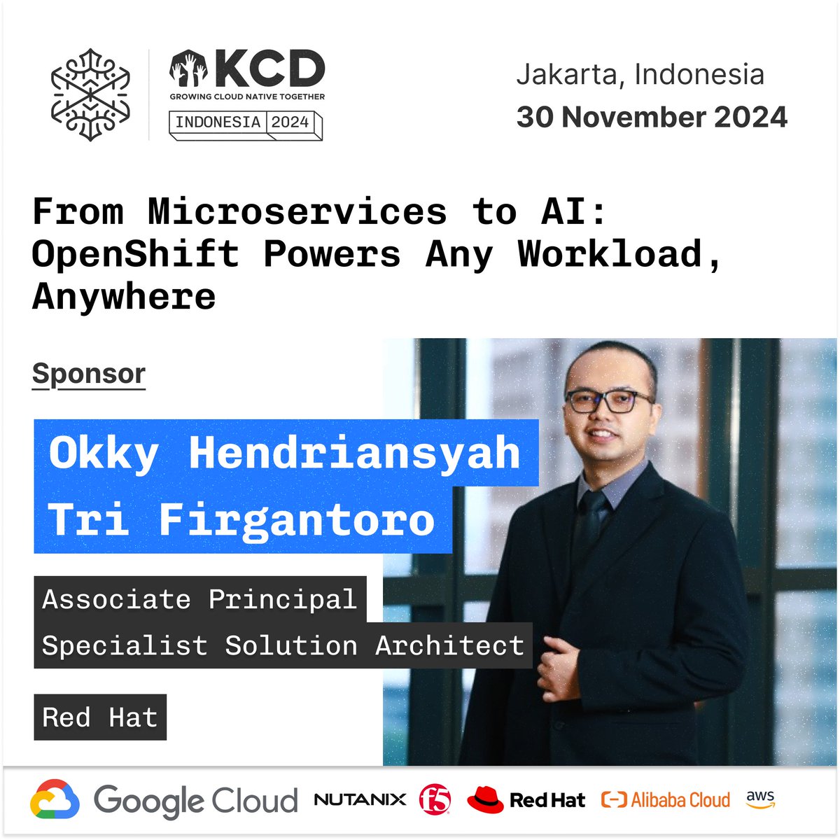 kubernetes_days's tweet image. From #Microservices to #AI, #OpenShift powers it all! 🚀 Join @RedHat sponsor talk at #KCDIndonesia and learn more.