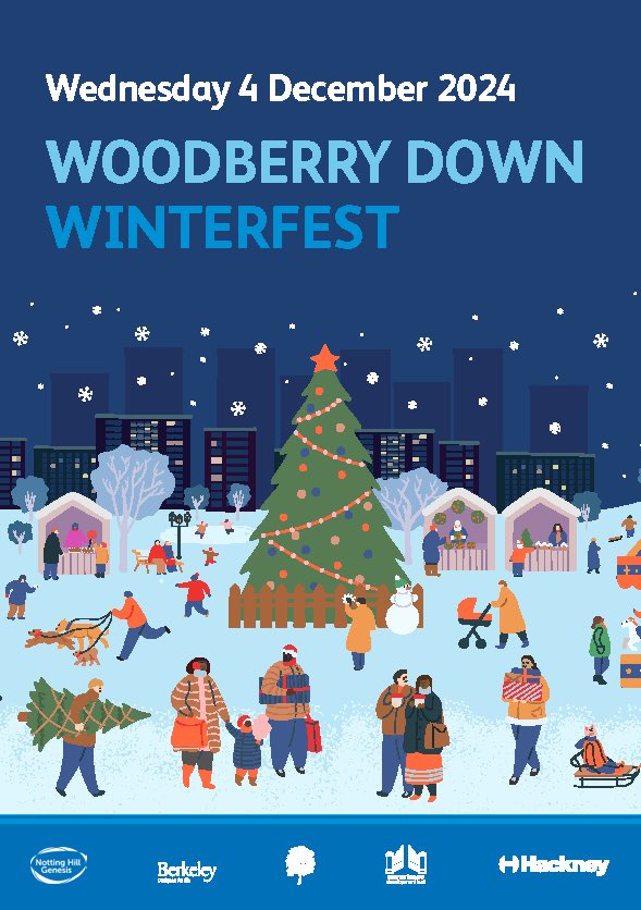 redmond_centre's tweet image. WINTERFEST is coming! We hope to see you Wed 4 Dec in #woodberrydown
#hackney 
3:30-5.15pm Details👇