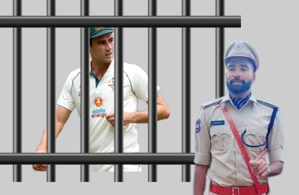 Simbiooosis's tweet photo. 🗞Breaking News🗞
Australian captain Pat Cummins silenced and locked up by DSP Siraj in Perth
#INDvsAUS #siraj #Cummins https://t.co/egxAXLxfr6