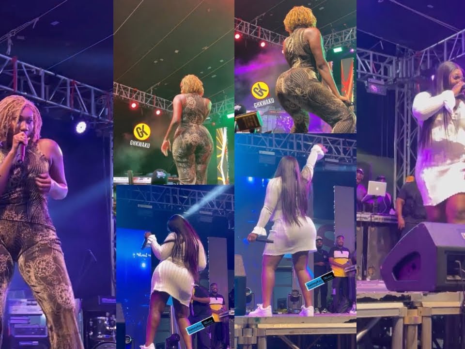 cyrus_director's tweet photo. @the_marcoli_boy Wendy Shay &amp; Sista Afia Battle Out On Stage With Their Heavy Backside At Alan Cash’s Youth Concert

https://t.co/E3hT0zbydN https://t.co/cbVBkzPUlI