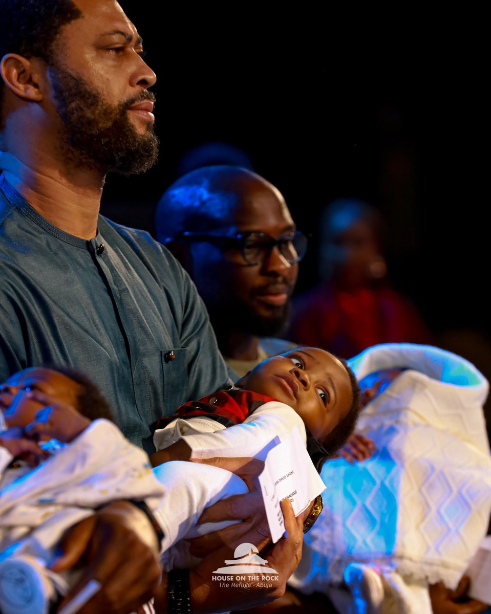 HOTRREFUGE's tweet image. Today, we celebrate the gift of new lives. As we dedicate these precious little ones to the Lord, we commit their journey to God’s love and guidance forever. 🎉✨

#Increase2024
#HOTRRefuge
#HOTRService
#AbujaChurch