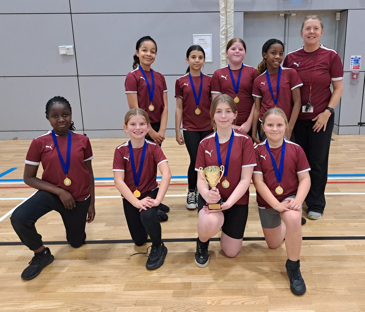 hartleybrookPE's tweet photo. So proud of HB Netball team - winners of @astreaacademies tournament @eissheff great team spirit and determination. Shout out to player of tournament Gift👏 💪 &amp;  Emily for fab shooting - so proud @HartleyBrookPri @AstreaPromise @astreaacademies @RowenaHackwood https://t.co/1aTC5hOlin