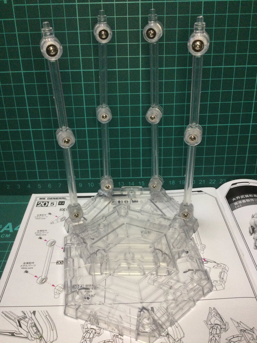 REAL_GRADE_LOVE's tweet image. MS GENERAL(将魂姫) MG-10 大喬＆小喬 big ＆ small Joe

ネジ止めでしっかり固定出来る。と思いきや
意外とゆらゆらするし、ベースの中央に穴ないのでバランス悪し
短い奴も欲しかった。

#MSGENERAL
#中華プラモデル
#中華美プラ

羽物にはバンダイのアクションベース「1」が最強だと思い知った