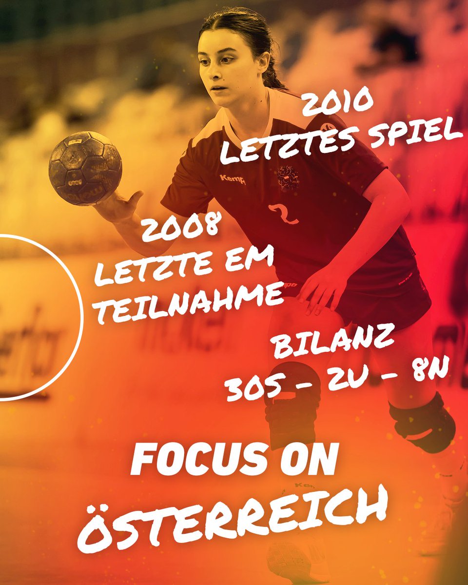 1. Begegnung mit Österreich 🇦🇹 seit 14 Jahren! 🙌

#AUTGER #WIRIRHALLE #aufgehtsDHB #Handball
--
Heute um 15:15 Uhr live im handball.net/videocenter