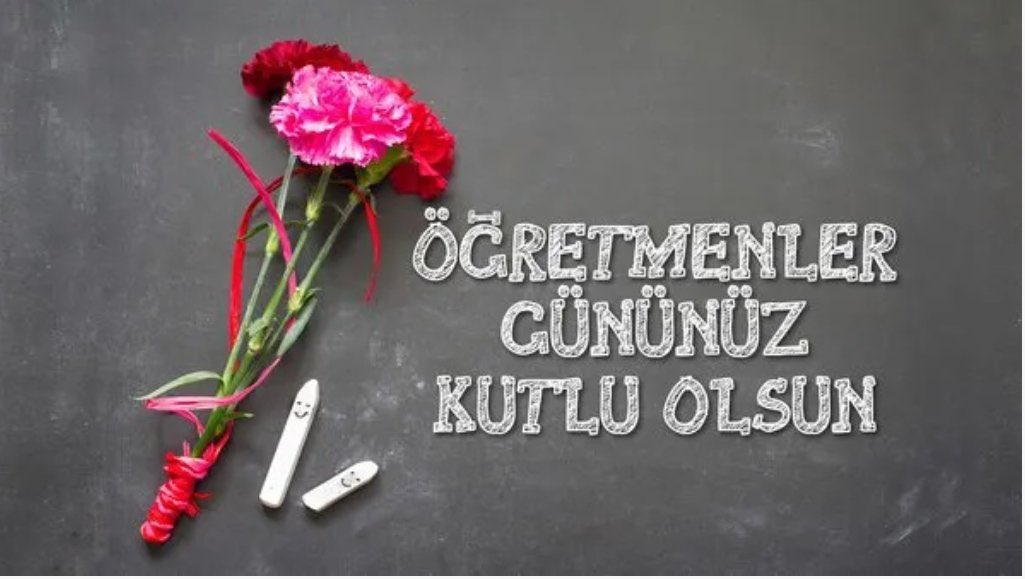 Öğretmenlerim başta olmak üzere bütün eğitim camiamızın Öğretmenler Günü’nü tebrik ederim.

Şehit öğretmenlerimiz ve ebediyede göç eden öğretmenlerimize de Allah’tan rahmet dilerim.