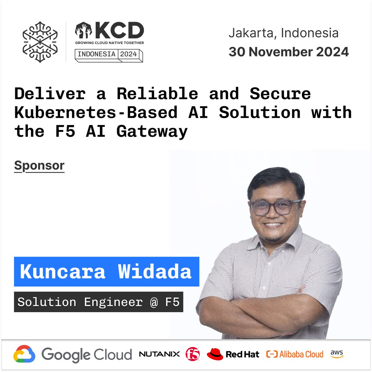 kubernetes_days's tweet image. Protect 🛡️, accelerate, and observe your  apps with F5 AI Gateway! Join @F5 sponsor talk at #KCDIndonesia and learn how.
