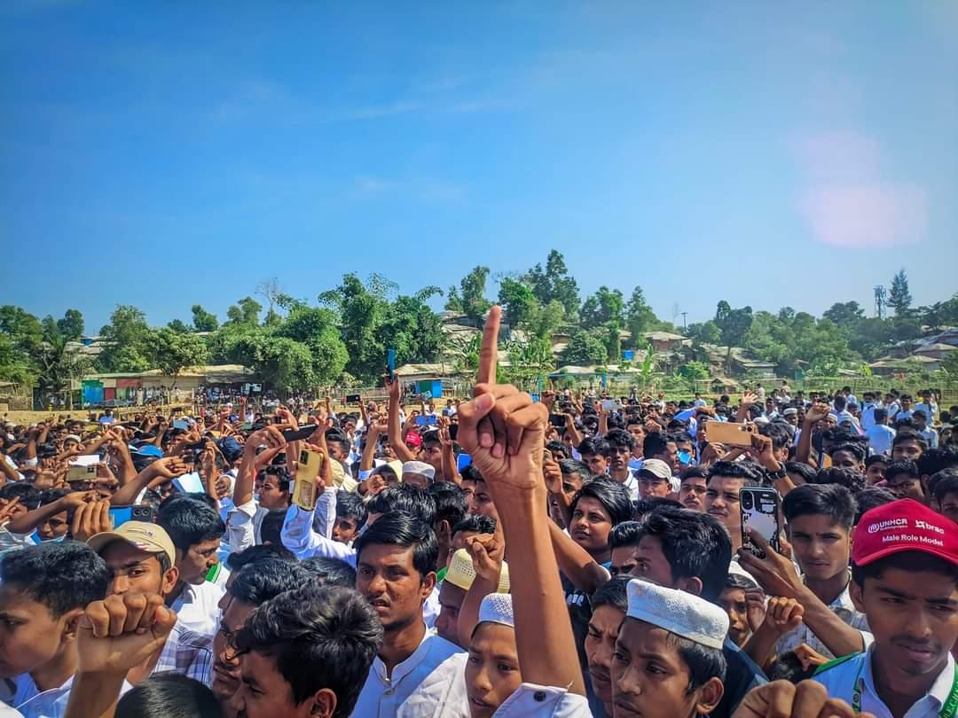rv_9927's tweet photo. Youths Movement for Arakan
Rohingya Students stand together under the "Youths Movement for Arakan" to demand justice, equality, and the right to return to our homeland, ARAKAN.
#rohingya #RohingyaStudent #YouthMovement2024
Crd post https://t.co/ldgh3Uh7Bp