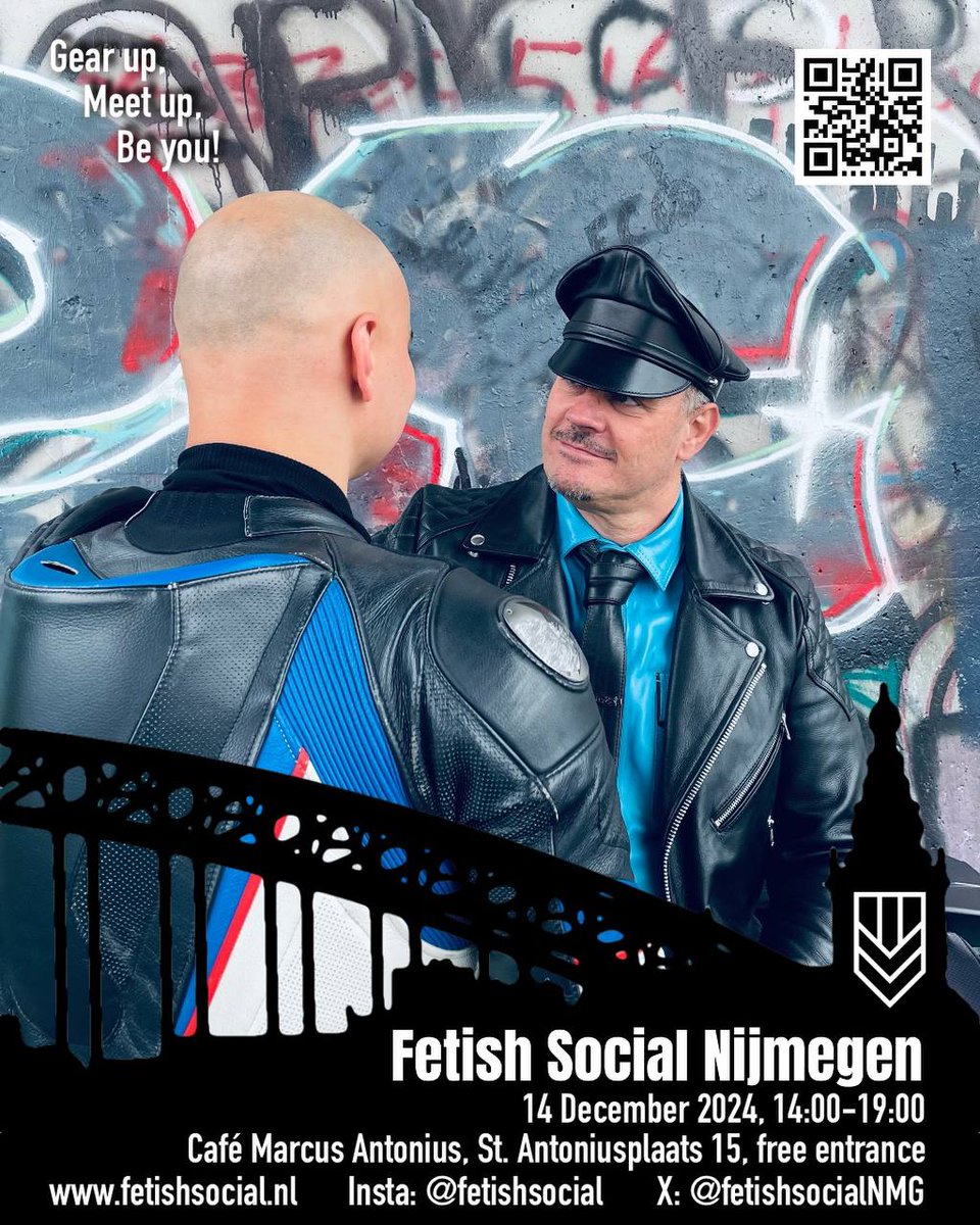 Next social in Nijmegen is coming up soon! 

Saturday 14th December 2pm
Cafe Marcus Antonius Nijmegen

Need more information or is it your first social?

Please don't hesitate to send us a message or check out our website:

fetishsocial.nl