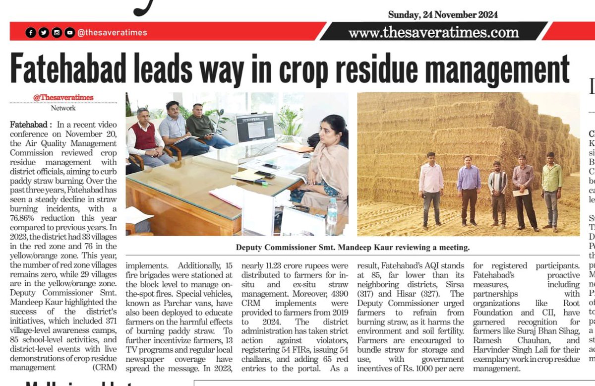Crop residue management