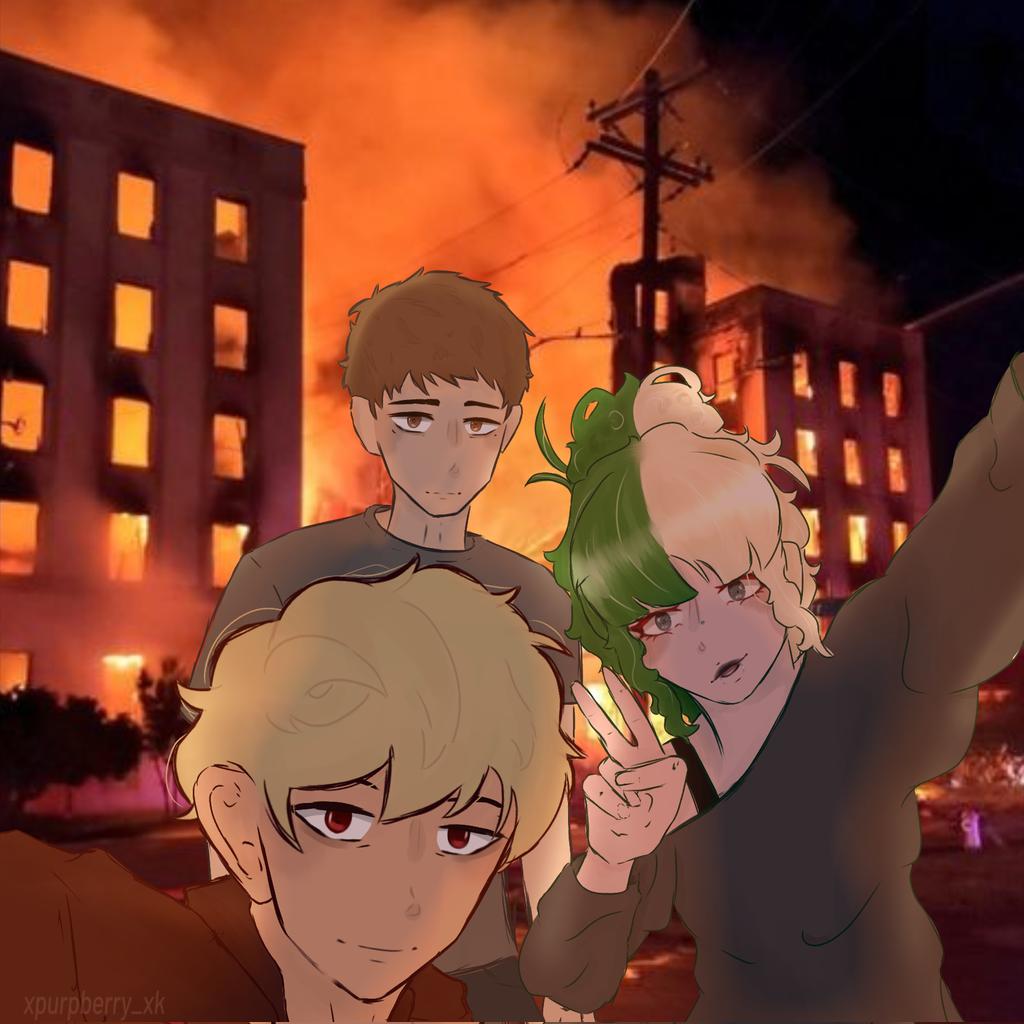 Purpbexxy's tweet photo. Sbg oc art w the clarks

Aiden and Ben by Lilredredbeany on instagram
The girl is a friends oc 

#SBG #schoolbusgraveyard #aidenclark #benclark https://t.co/7gBpT1qP88
