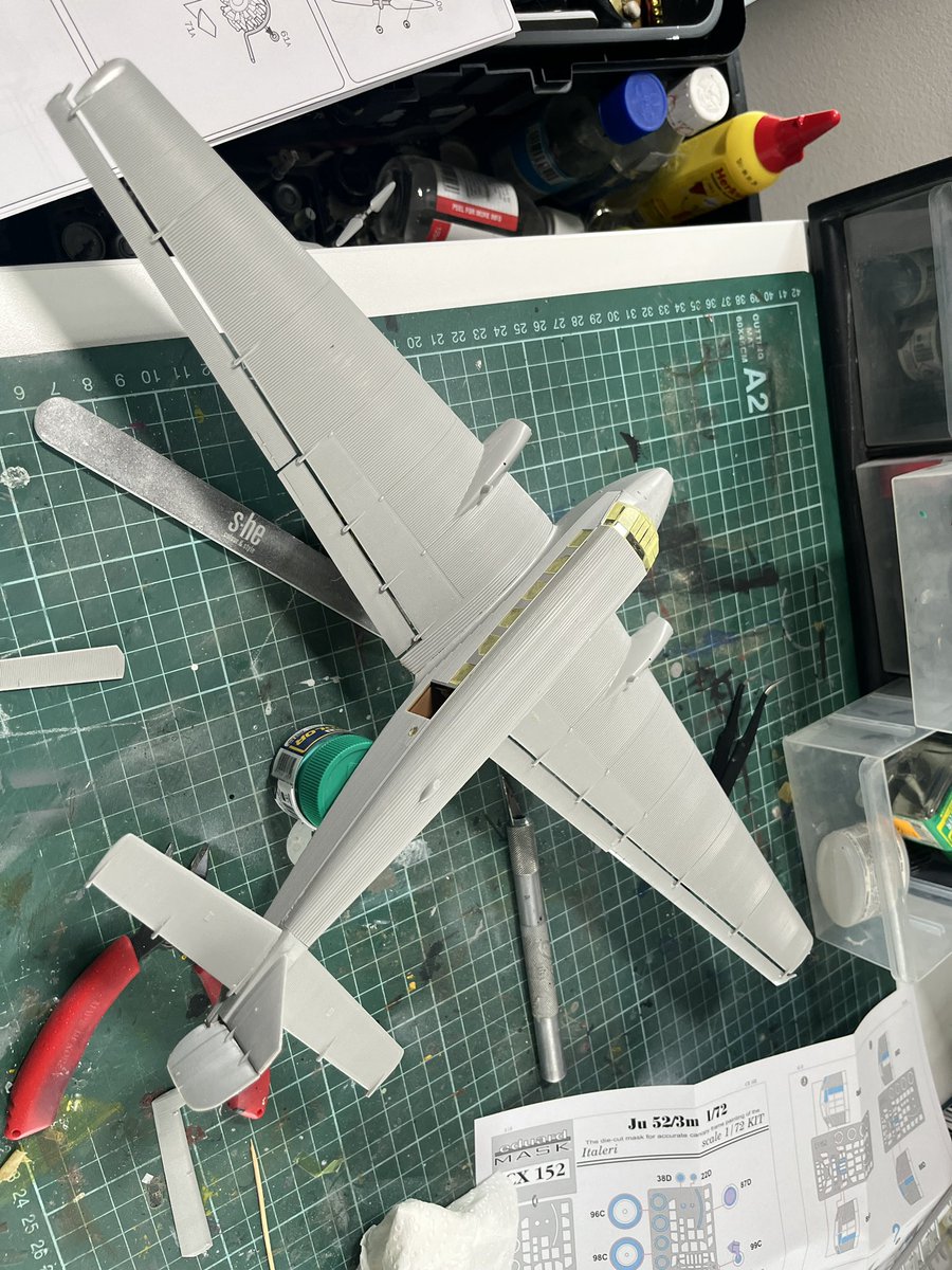 KTMatjOliva's tweet photo. Wings and flaps on… @ItaleriModelKit #junkers #scalemodel #scalemodeller https://t.co/hfi3EpsPNS