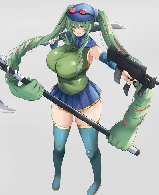 Skebご依頼ありがとうございましたハンクミクちゃんを描かせていただきました 