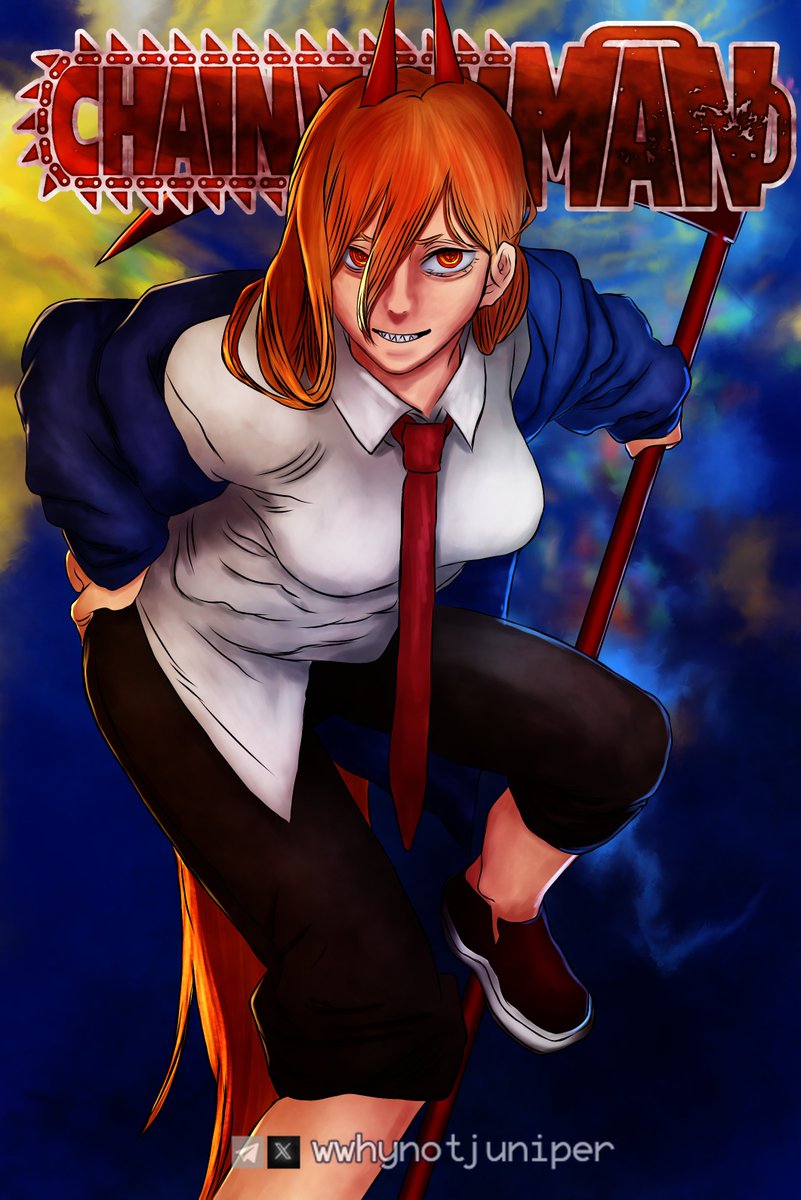 Wwhynotjuniper's tweet photo. #chainsawman #power #MangaColoring https://t.co/sYXXjuPv9A