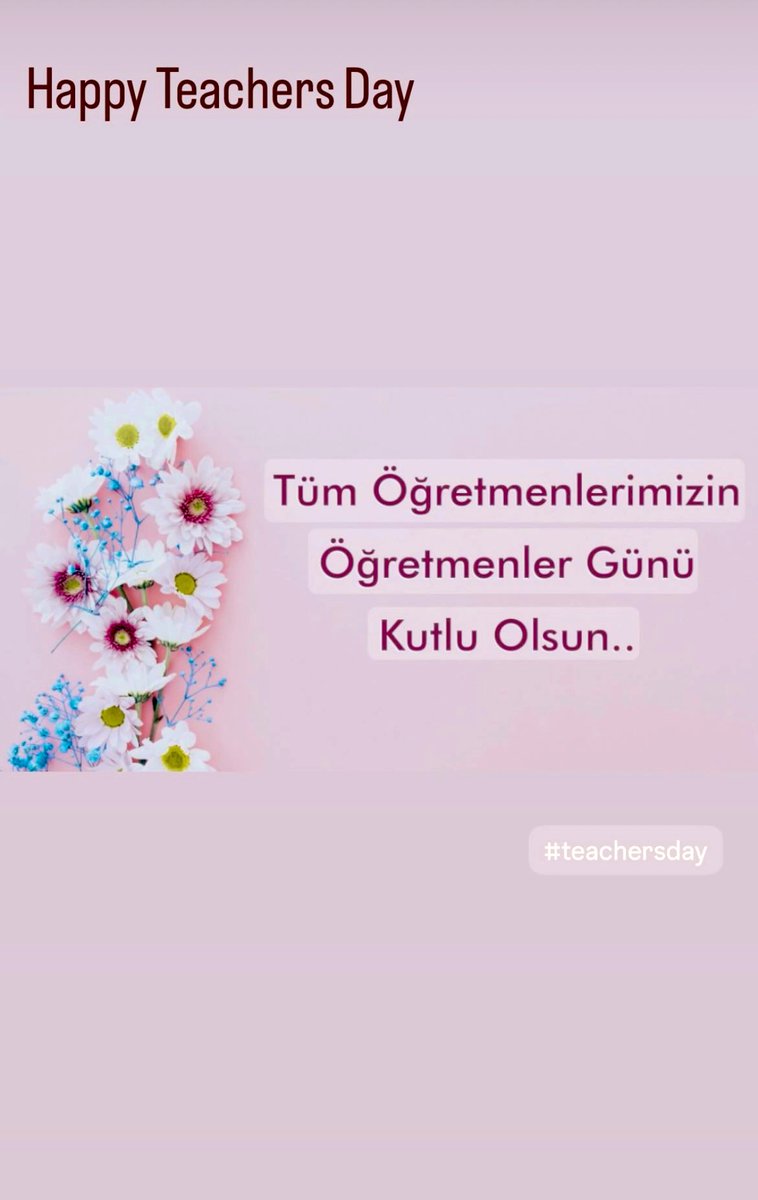 Herzlichen Glückwunsch zum Lehrertag! #teachersday