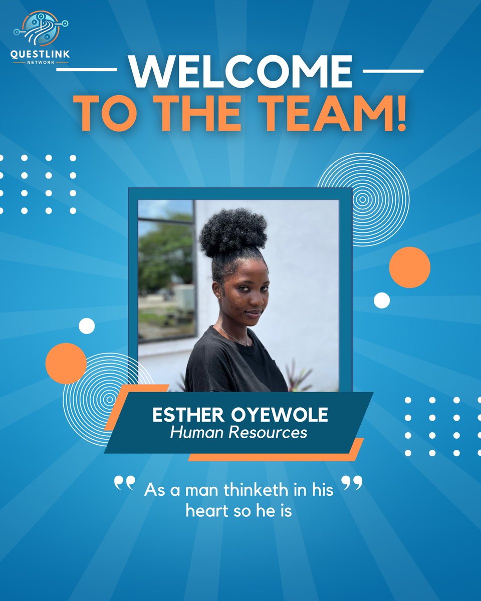 QuestlinkNet's tweet image. Thrilled to welcome @Starringwithme to the QuestLink Network team as our Human Resources Specialist! 🧑‍💼✨ Building a stronger, more connected community starts with great people. #welcometotheteam #humanresources #questlinknetwork