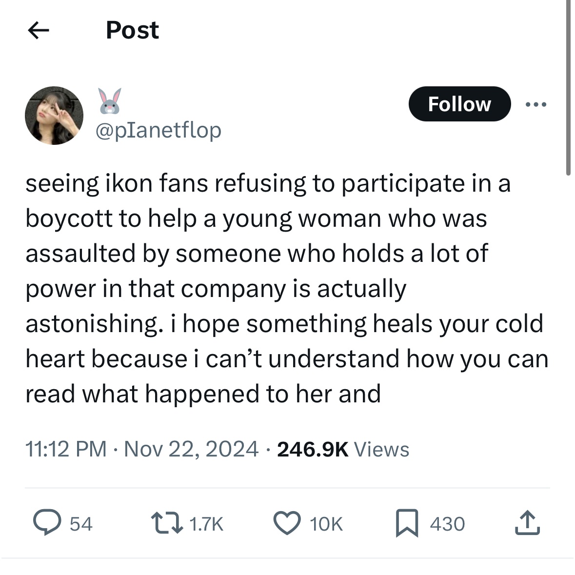 Daisy__Kim's tweet photo. the same one complaining why no media is covering Gaeul's issue are the same having more twts pointing fingers at fandoms who have been helping Gaeul. Maybe if you actually were more loud abt the actual issue instead of just instigating a hate train https://t.co/zDOoFETca0