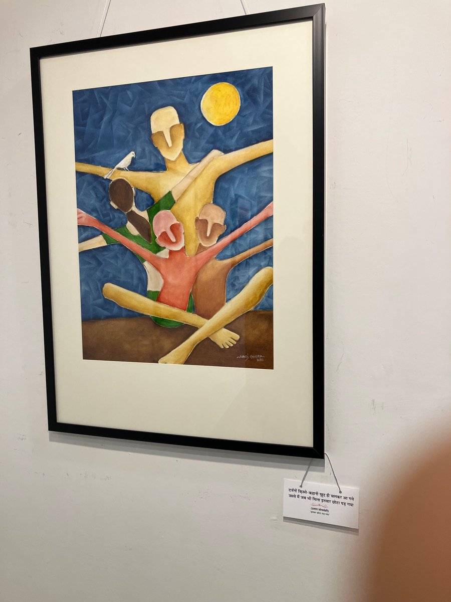 harikishan1's tweet photo. Artist Manoj Chhabra has masterfully brought to life the essence and depth of Pratap Somvanshi’s poetry through his captivating artwork. His exhibition at the AIFACS Gallery is a true celebration of creativity and imagination.
@pratapsomvanshi @BEDAAG https://t.co/mknlExMCpE