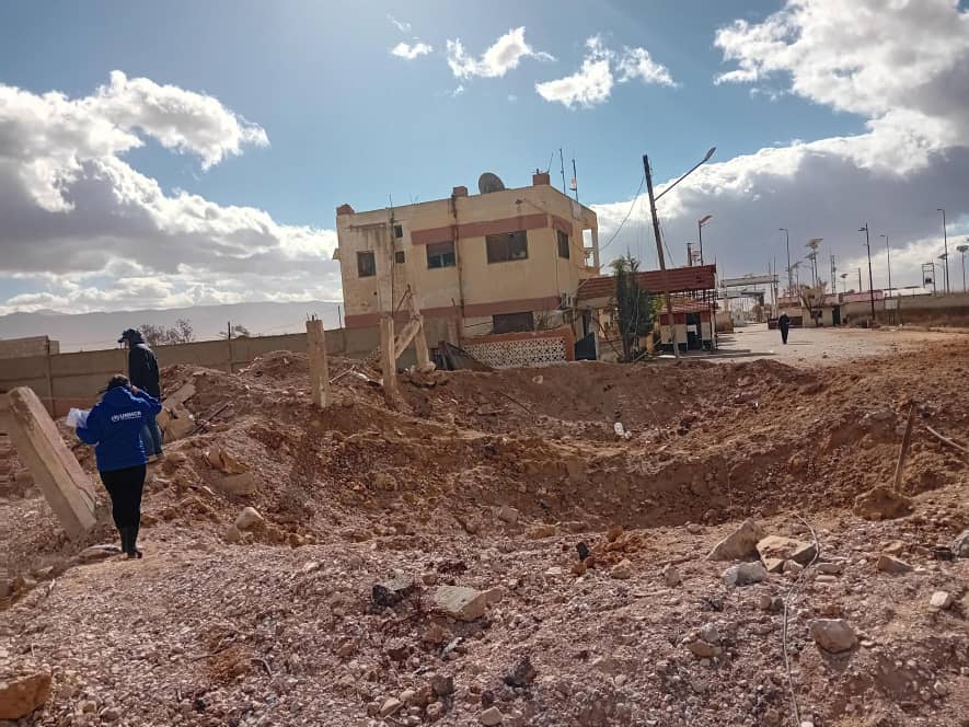 Last night, Israel bombed for the third time the Syrian side of the border crossing with Lebanon, at Joussieh. The major damage now makes it almost impossible for people fleeing Lebanon to pass. In spite of the serious risks involved, UNHCR Protection staff are there right now,