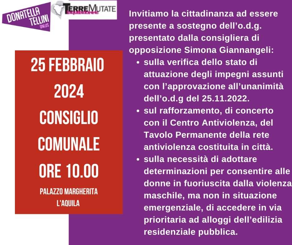 TerreMutate's tweet photo. #25novembregiornataperleliminazioneviolenzasulledonne https://t.co/q9rAhIe6OX