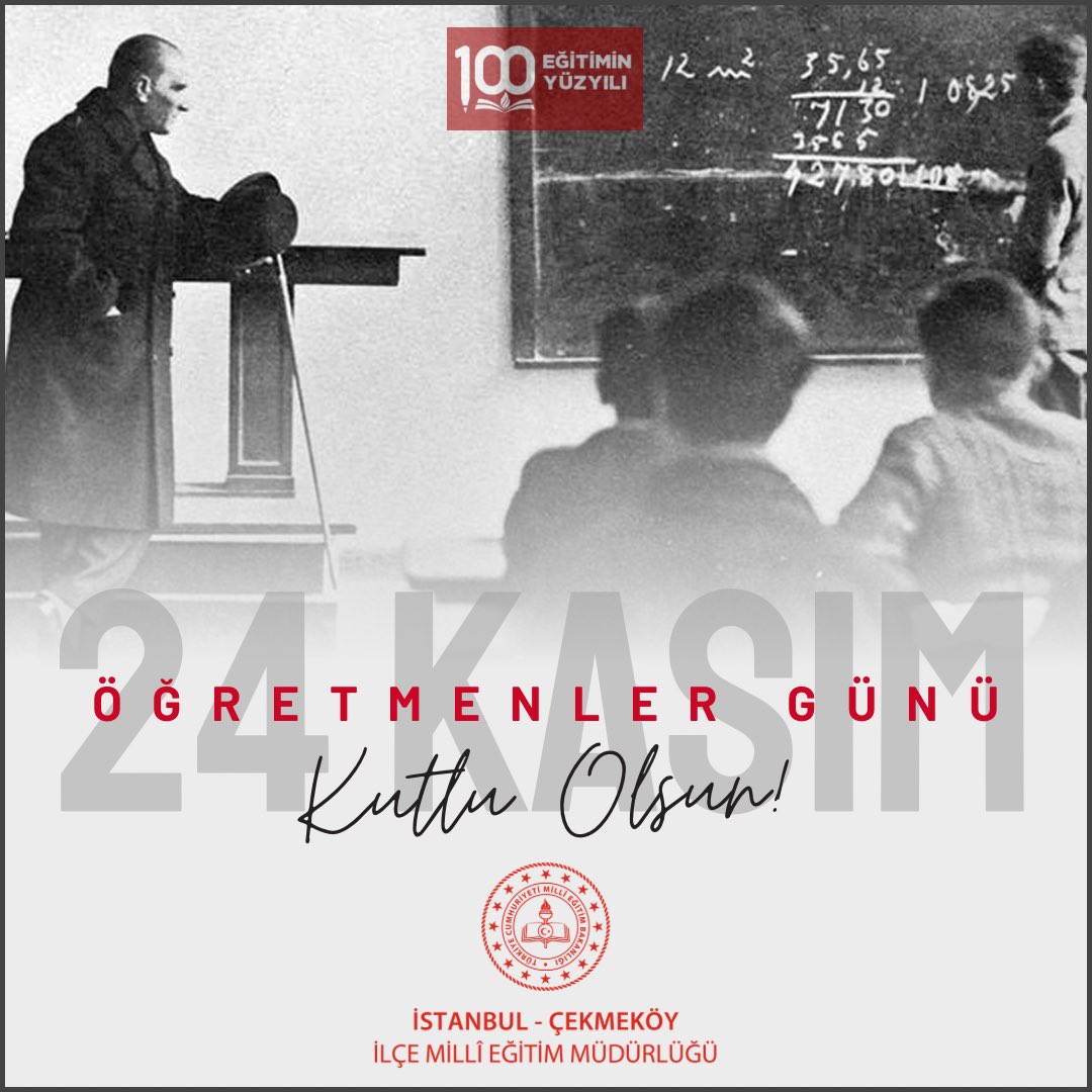 Geleceğe ışık tutan tüm öğretmenlerimizin öğretmenler gününü kutluyor, başta Başöğretmen Mustafa Kemal Atatürk olmak üzere ebediyete irtihal etmiş tüm öğretmenlerimizi rahmetle anıyoruz <a href="/istanbulilmem/">İstanbul İl Millî Eğitim Müdürlüğü</a> <a href="/mirimiran23/">Resul ÇELİK</a> <a href="/AkhanMustafa/">Mustafa AKHAN</a>