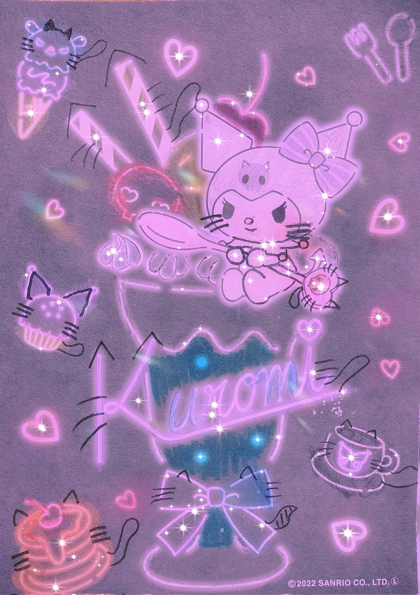 xsmini's tweet photo. ただいま訳あって姪っ子と暮らしてるすけど、猫をイメージしたクロミちゃんの塗り絵とお手紙をプレゼントしてくれた…

くっ…涙が止まらねぇ…
まだ頑張れる……😭 https://t.co/IQQ9AjAuQ6
