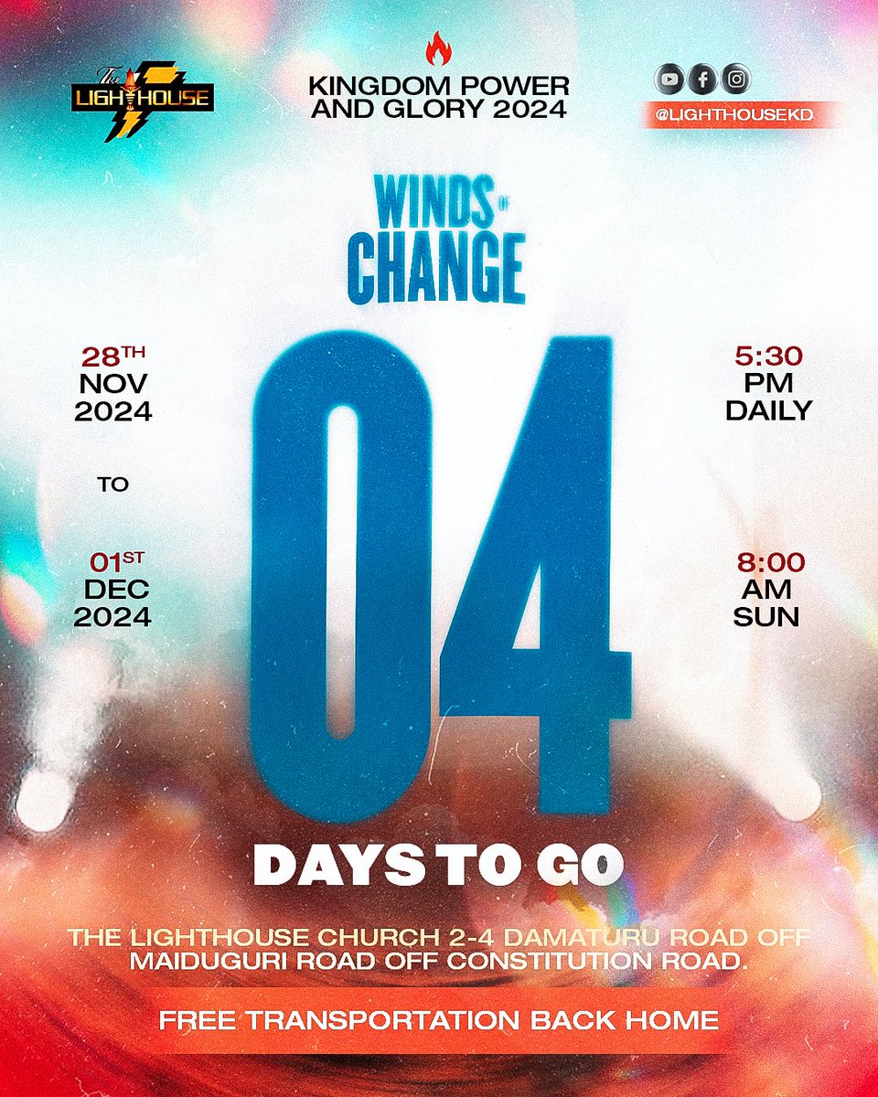 The winds of change are coming. 
Are you ready?