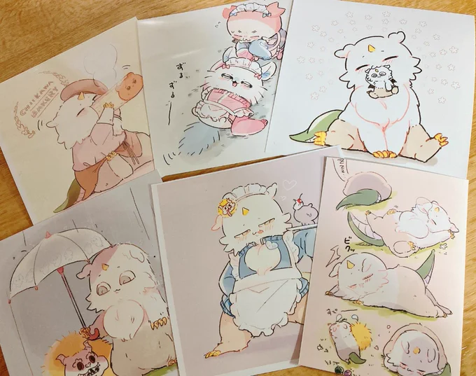 ネップリって淡い色が飛びやすいので一応元の絵よりコントラスト強くしたり色濃くしたつもりなのですがやっぱり色飛んでます
エーヘヘ… 